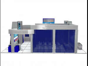 Booth Exhibition Stand a 510 3D Model