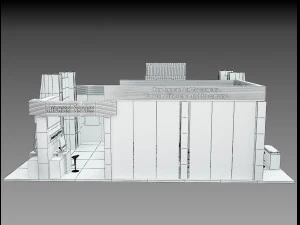 Booth Exhibition Stand a 510 3D Model