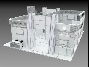 Booth Exhibition Stand a 510 Modèle 3D