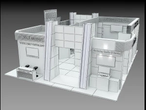 Booth Exhibition Stand a 510 3D Model