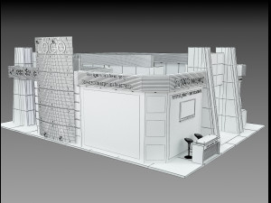 Booth Exhibition Stand a 510 Modèle 3D