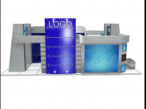 Booth Exhibition Stand a 510 3D Model