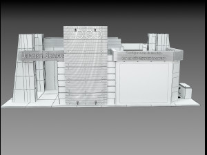 Booth Exhibition Stand a 510 Modèle 3D
