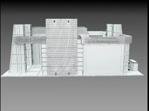 Booth Exhibition Stand a 510 3D Model