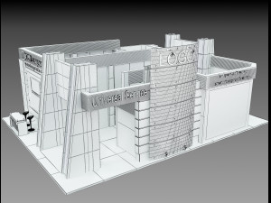 Booth Exhibition Stand a 510 Modèle 3D