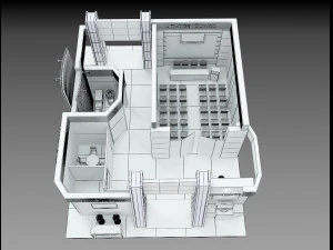 Booth Exhibition Stand a 510 3D Model