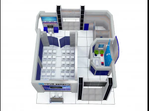 Booth Exhibition Stand a 510 3D Model