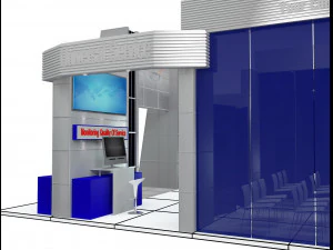 Booth Exhibition Stand a 510 3D Model