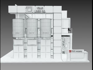 Booth Exhibition Stand a 511 3D 모델
