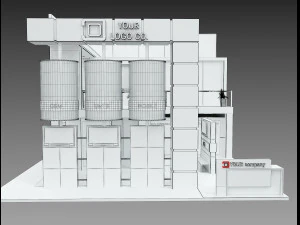 Booth Exhibition Stand a 511 3D Model