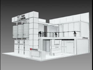Booth Exhibition Stand a 511 3D 모델