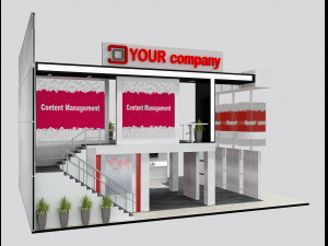 Booth Exhibition Stand a 511 3D 모델