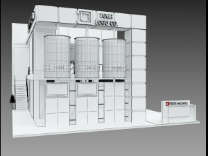 Booth Exhibition Stand a 511 3D 모델