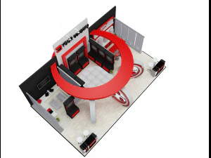Booth Exhibition Stand a 512 3D Model