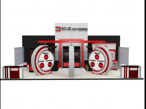 Booth Exhibition Stand a 512 Modelo 3D