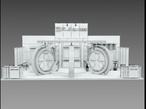 Booth Exhibition Stand a 512 Modelo 3D
