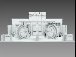Booth Exhibition Stand a 512 3D Model