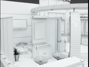 Booth Exhibition Stand a 512 Modelo 3D