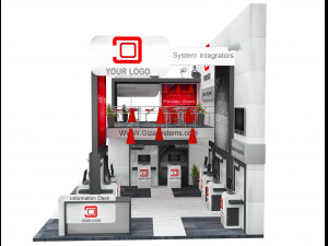 Booth Exhibition Stand a 513 3D 模型