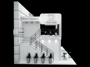Booth Exhibition Stand a 513 3D 모델