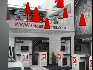 Booth Exhibition Stand a 513 3D 모델