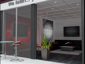 Booth Exhibition Stand a 513 3D Model