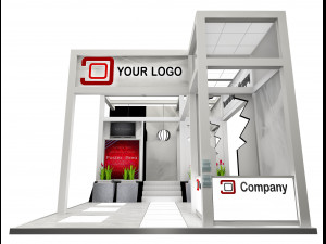 Booth Exhibition Stand a 515 3D Model