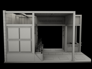Booth Exhibition Stand a 515 Modelo 3D