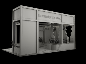 Booth Exhibition Stand a 515 Modelo 3D