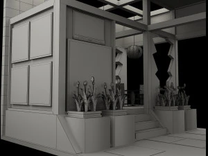 Booth Exhibition Stand a 515 3D Model