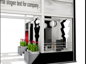 Booth Exhibition Stand a 515 3D Model