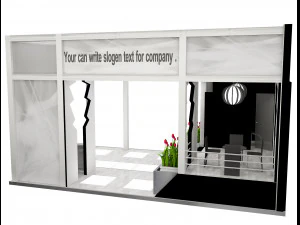 Booth Exhibition Stand a 515 3D Model