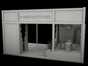 Booth Exhibition Stand a 515 Modelo 3D