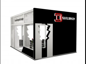 Booth Exhibition Stand a 515 3D Model