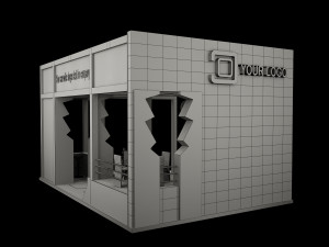 Booth Exhibition Stand a 515 Modelo 3D