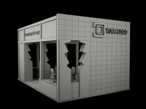 Booth Exhibition Stand a 515 3D Model