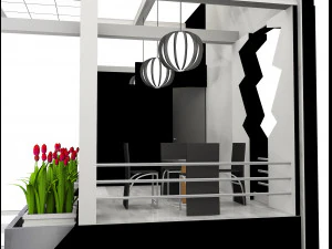 Booth Exhibition Stand a 515 3D Model