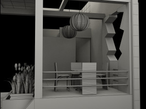 Booth Exhibition Stand a 515 Modelo 3D
