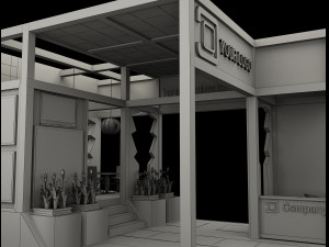 Booth Exhibition Stand a 515 Modelo 3D