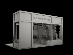 Booth Exhibition Stand a 515 3D Model