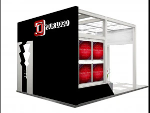 Booth Exhibition Stand a 515 3D Model