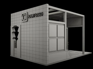 Booth Exhibition Stand a 515 3D Model