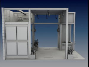 Booth Exhibition Stand a 516 3D 모델