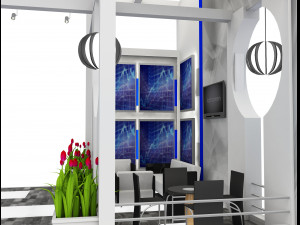 Booth Exhibition Stand a 516 3D 모델