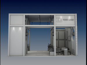 Booth Exhibition Stand a 516 3D 모델