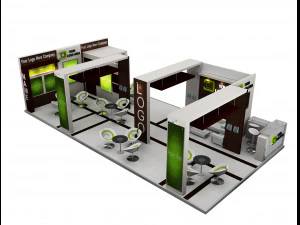 Booth Exhibition Stand a 517a 3D Model