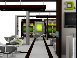 Booth Exhibition Stand a 517a 3D मॉडल