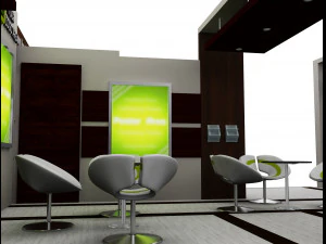 Booth Exhibition Stand a 517a 3D Model