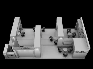 Booth Exhibition Stand a 517a 3D Model
