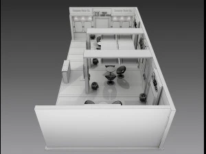 Booth Exhibition Stand a 517b 3D Model